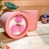 Bougie Pot José Rose eternelle