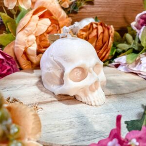 Bougie Calavera beige