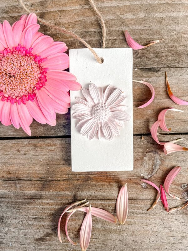 Diffuseur suspendu gerbera rose