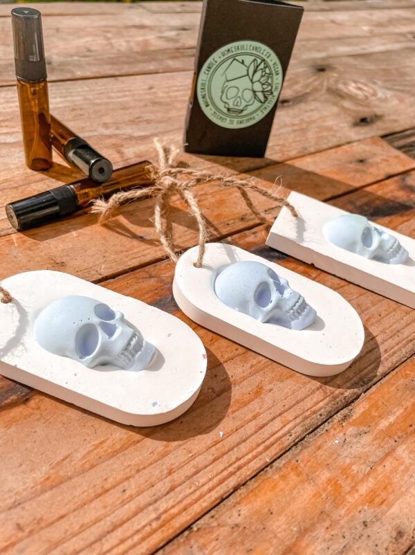 Diffuseur suspendu Calavera bleu