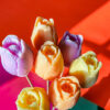 tulipe bougie en cire