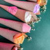 fleur bougie en cire